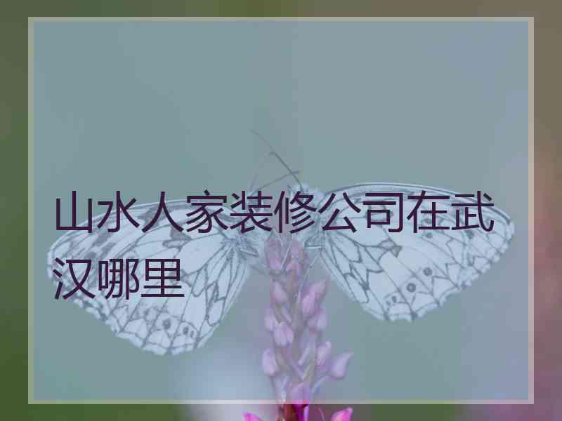山水人家装修公司在武汉哪里