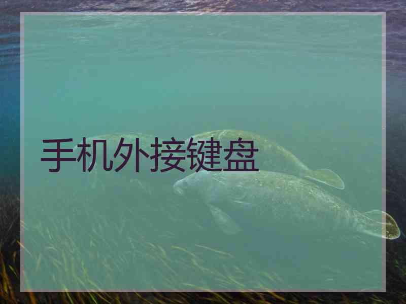 手机外接键盘