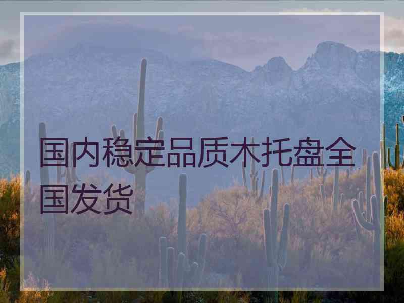 国内稳定品质木托盘全国发货