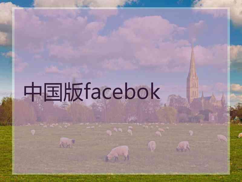 中国版facebok