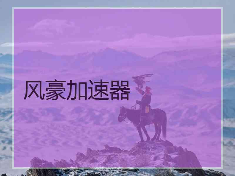 风豪加速器