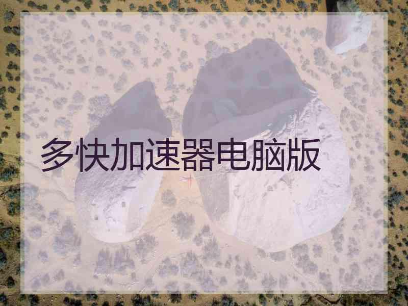 多快加速器电脑版
