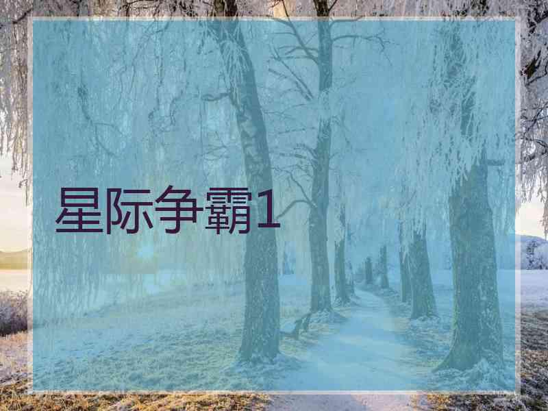 星际争霸1