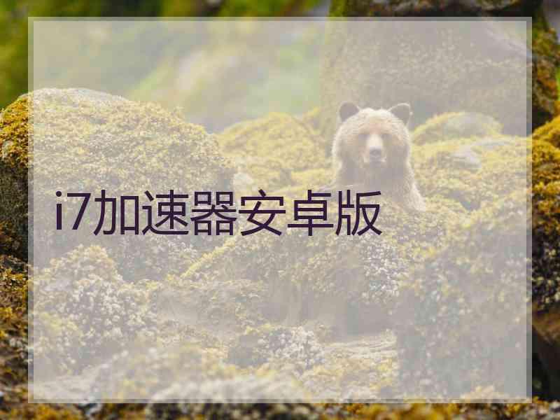 i7加速器安卓版
