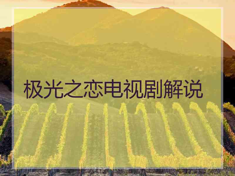极光之恋电视剧解说