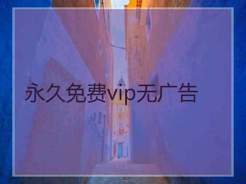 永久免费vip无广告
