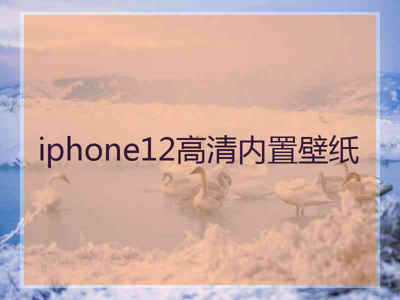 iphone12高清内置壁纸