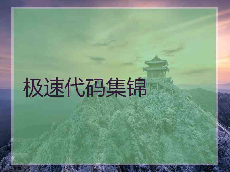 极速代码集锦