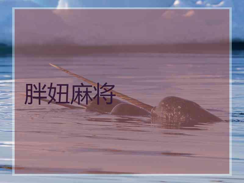 胖妞麻将
