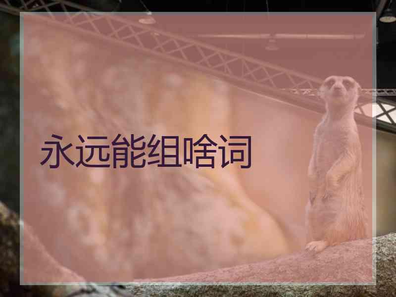 永远能组啥词