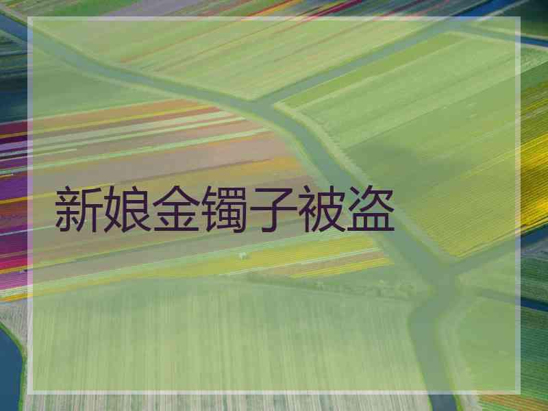 新娘金镯子被盗