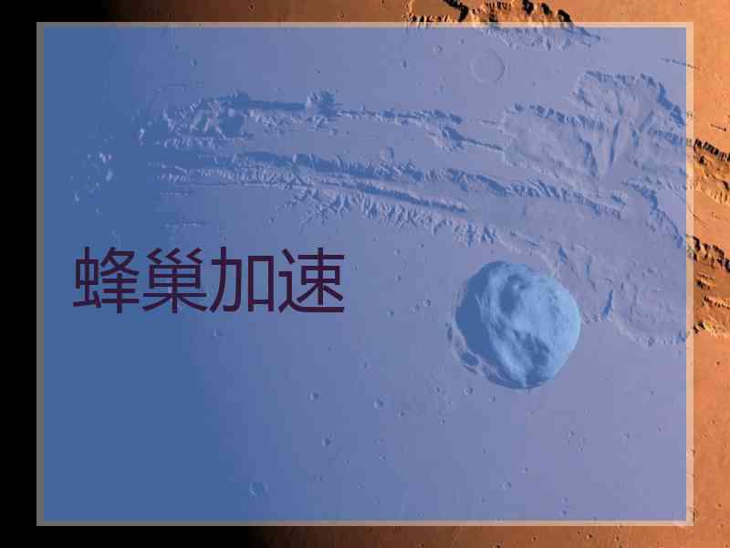 蜂巢加速