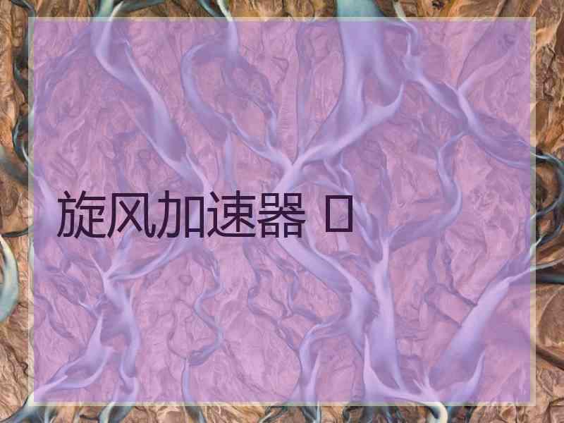 旋风加速器 	