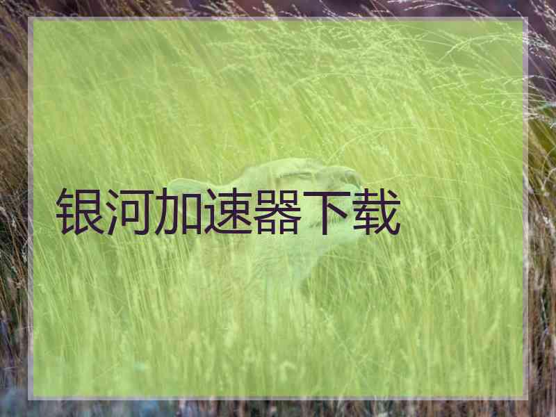 银河加速器下载