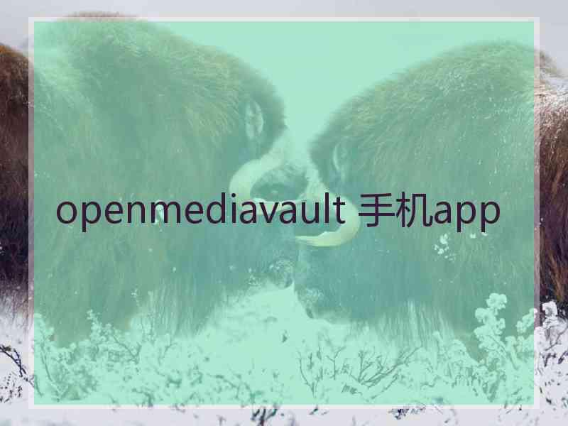 openmediavault 手机app