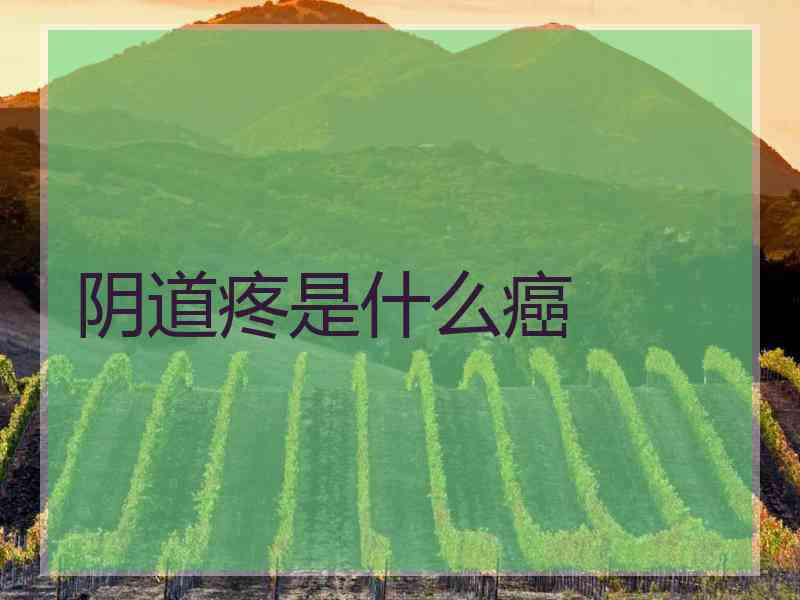 阴道疼是什么癌