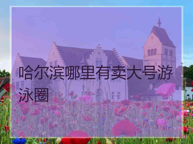 哈尔滨哪里有卖大号游泳圈