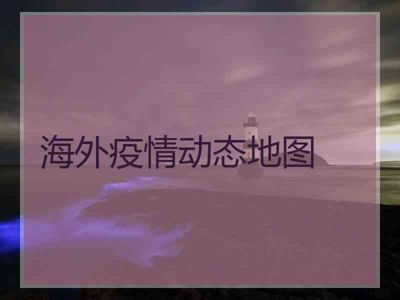 海外疫情动态地图