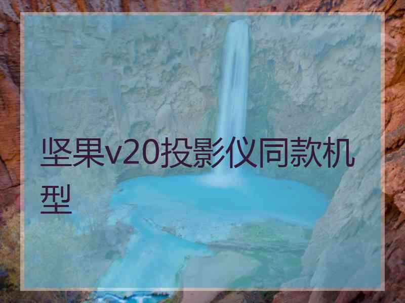 坚果v20投影仪同款机型