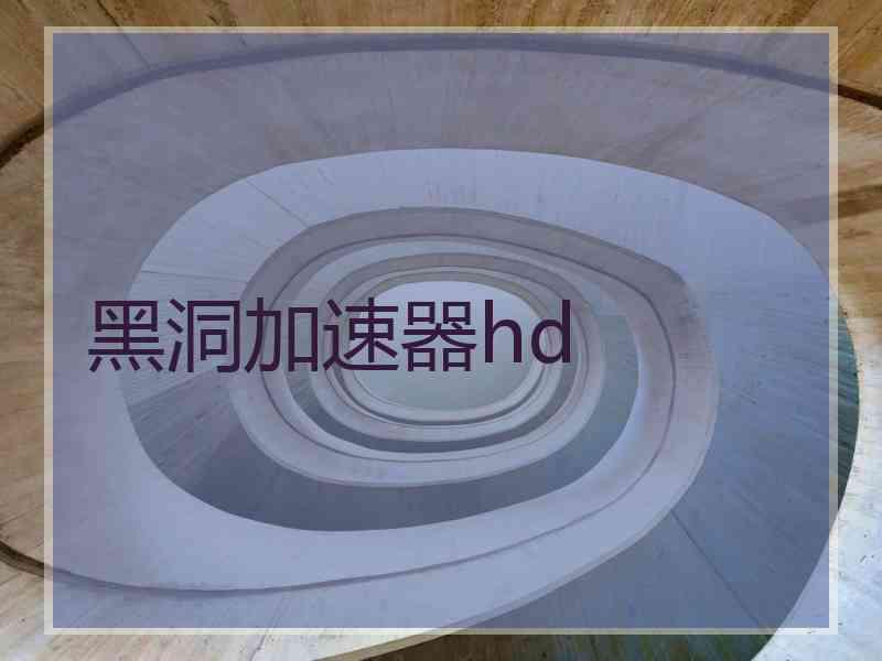 黑洞加速器hd