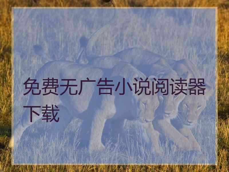 免费无广告小说阅读器下载