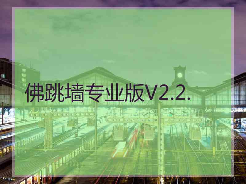 佛跳墙专业版V2.2.