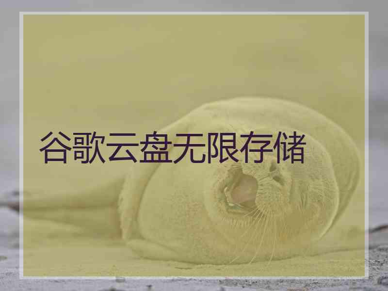 谷歌云盘无限存储