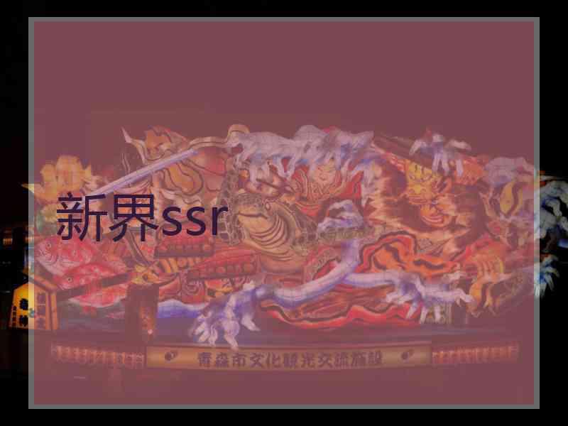 新界ssr