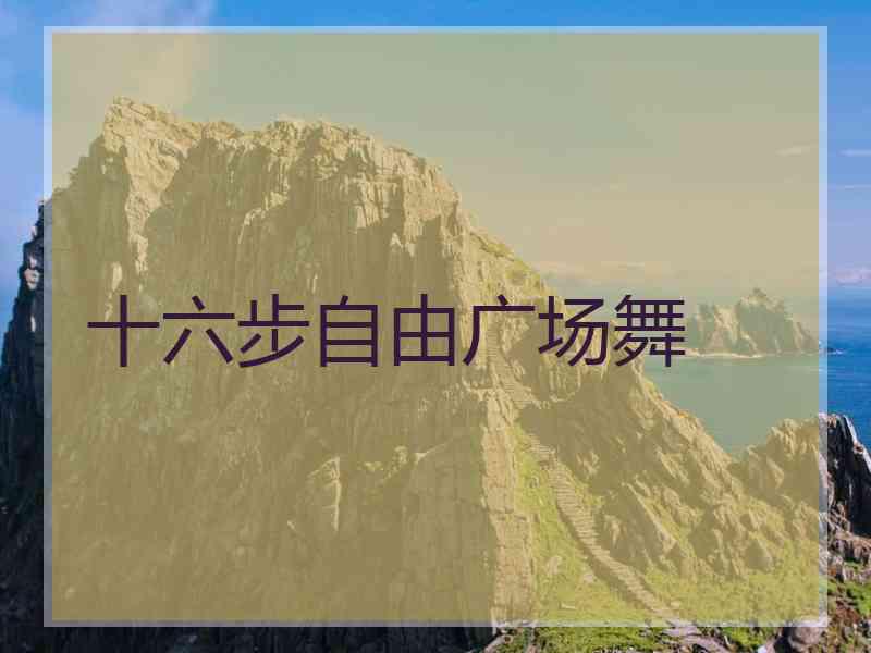 十六步自由广场舞