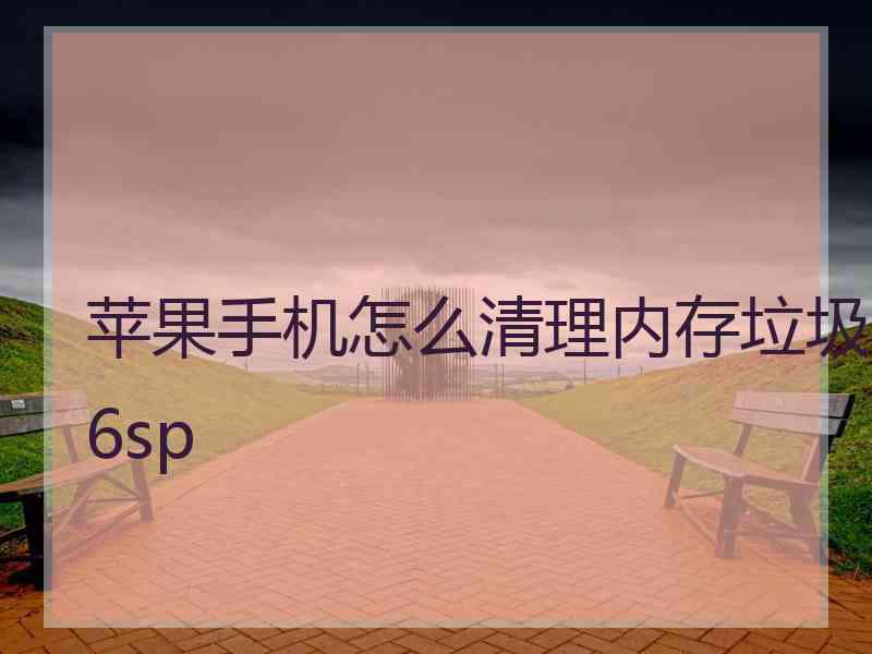 苹果手机怎么清理内存垃圾6sp