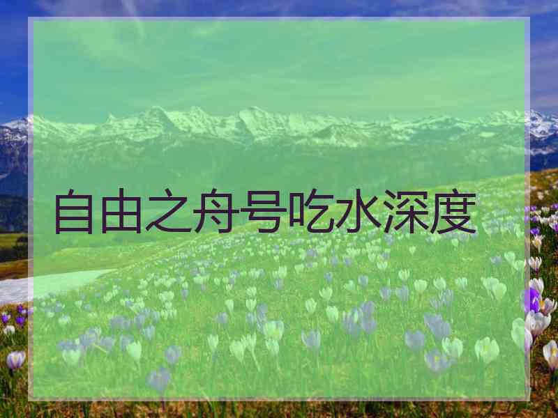 自由之舟号吃水深度
