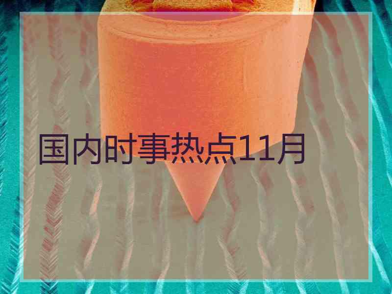 国内时事热点11月