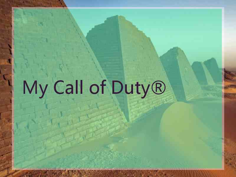 My Call of Duty®