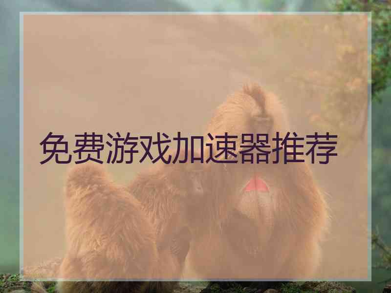 免费游戏加速器推荐