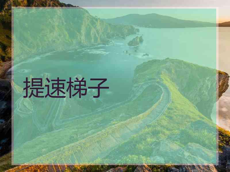 提速梯子