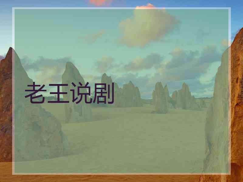 老王说剧