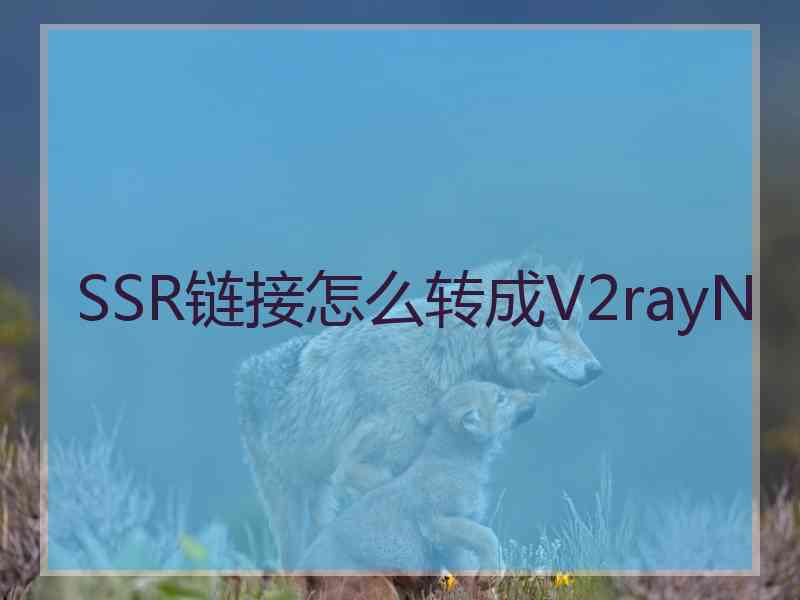 SSR链接怎么转成V2rayN