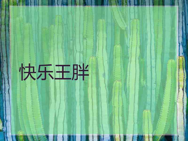 快乐王胖