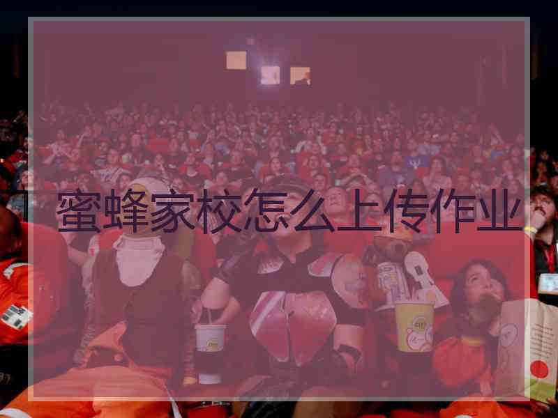 蜜蜂家校怎么上传作业