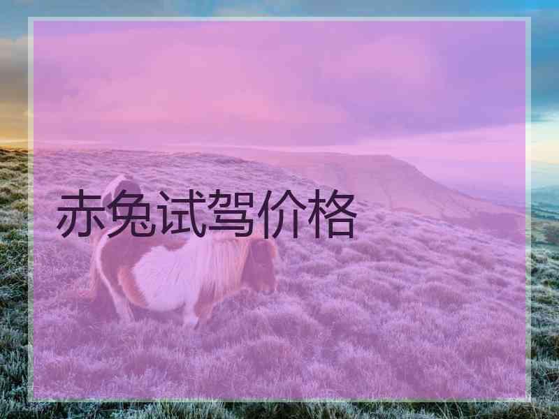 赤兔试驾价格