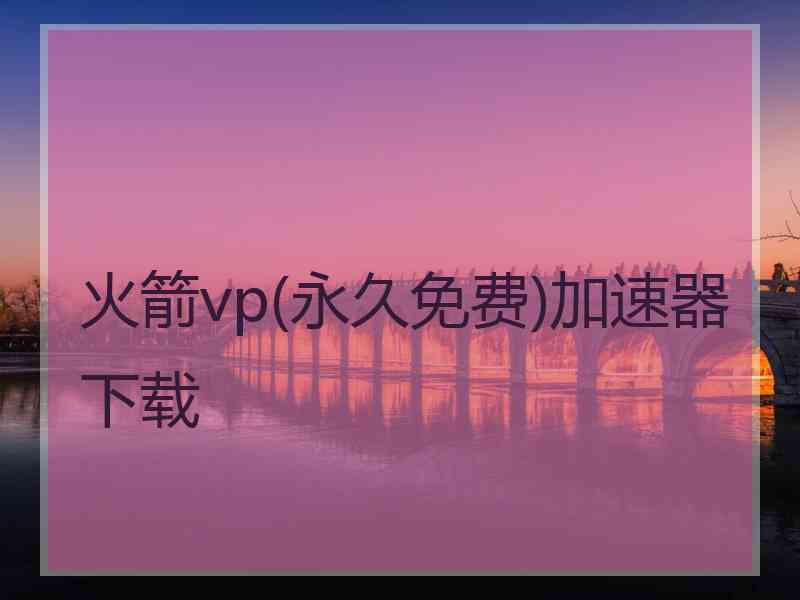 火箭vp(永久免费)加速器下载