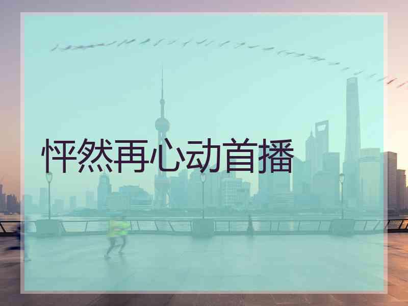 怦然再心动首播