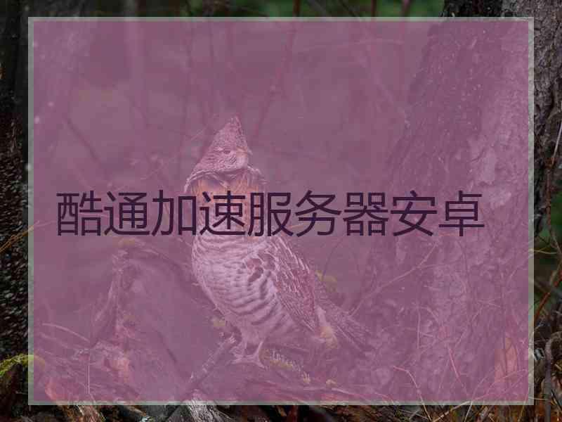 酷通加速服务器安卓