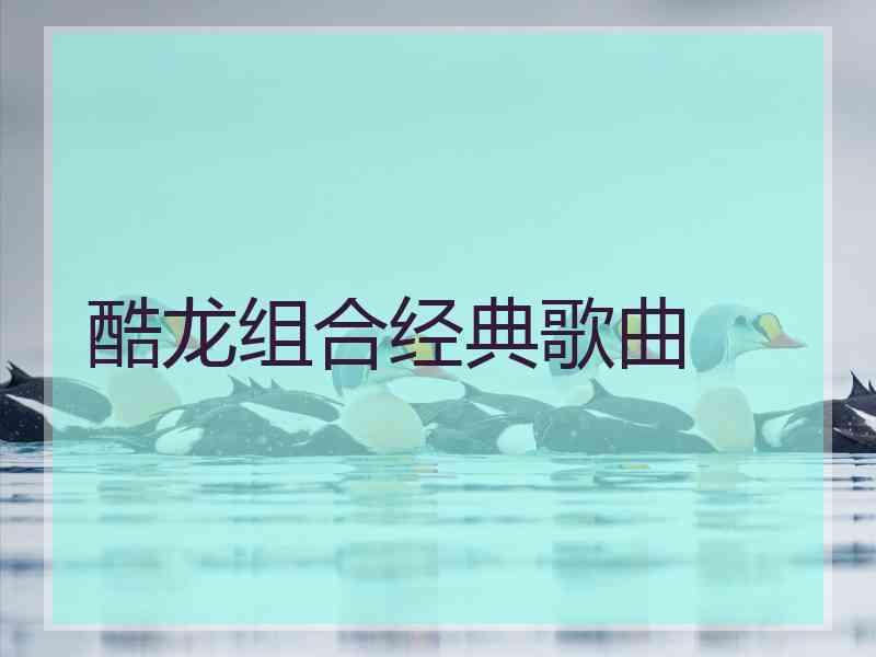 酷龙组合经典歌曲