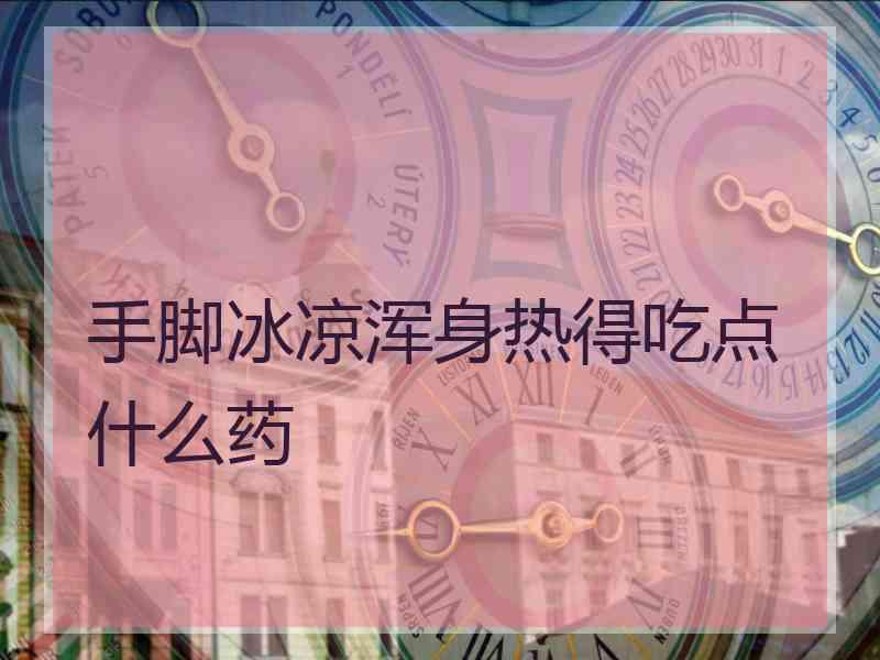 手脚冰凉浑身热得吃点什么药