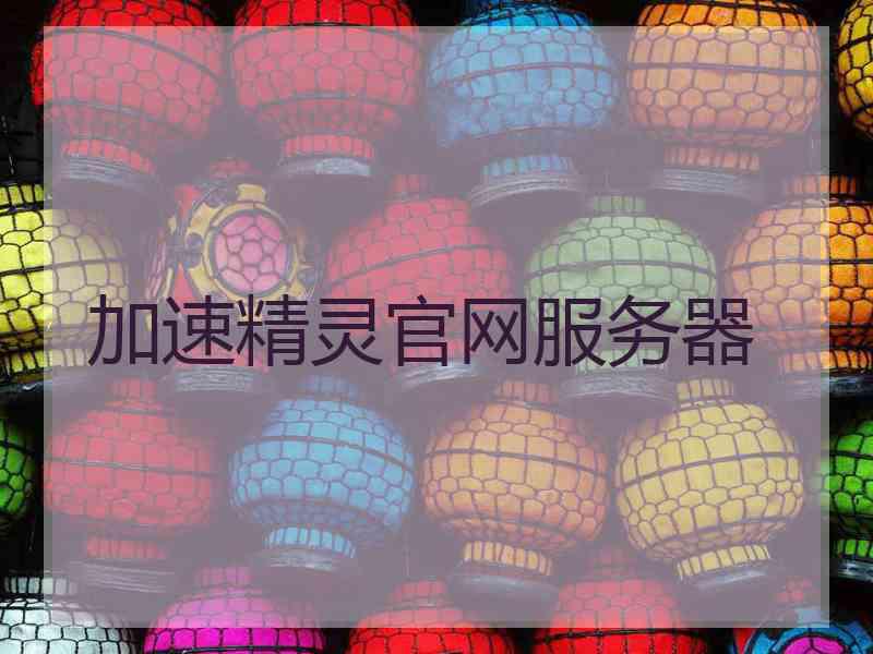 加速精灵官网服务器