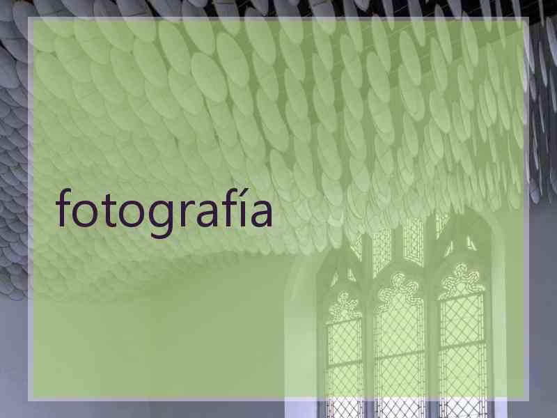 fotografía