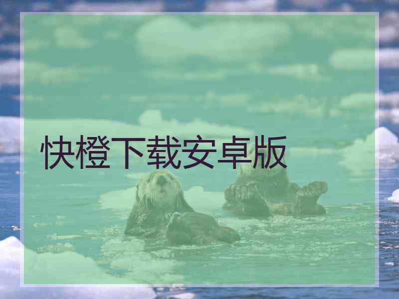 快橙下载安卓版