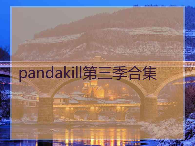 pandakill第三季合集