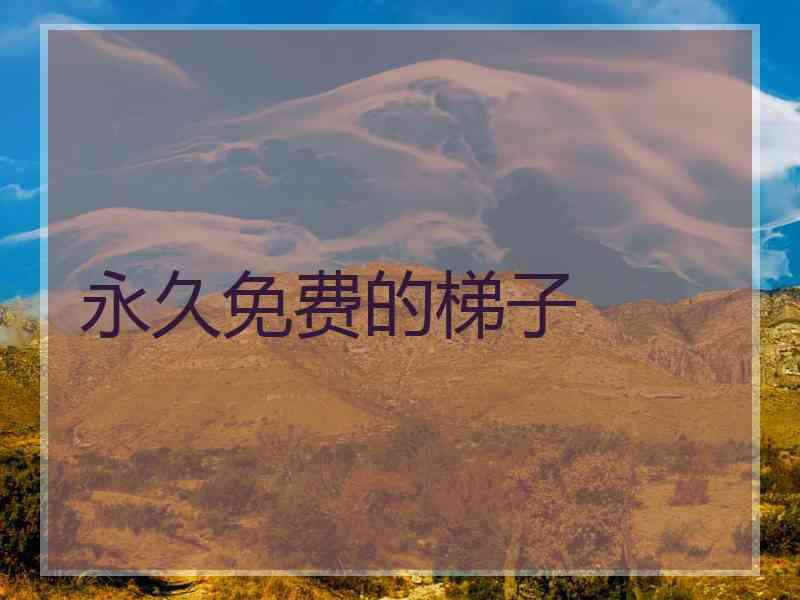 永久免费的梯子
